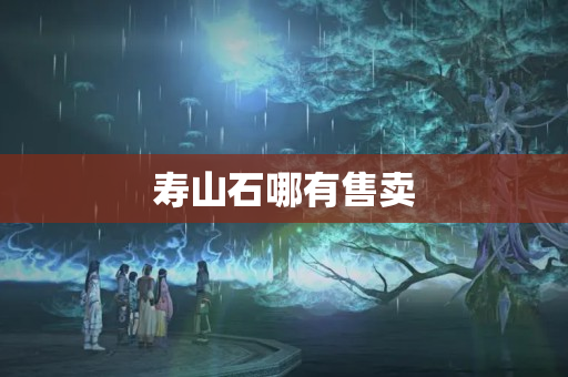 寿山石哪有售卖