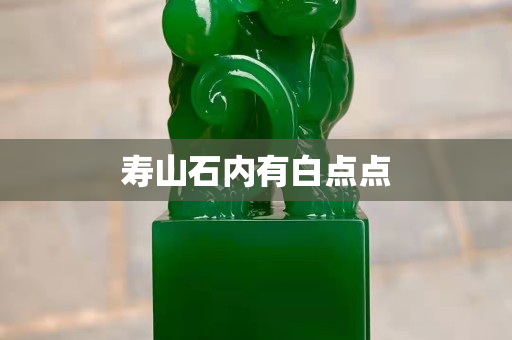 寿山石内有白点点