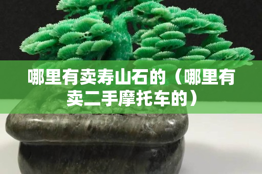 哪里有卖寿山石的（哪里有卖二手摩托车的）