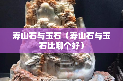 寿山石与玉石（寿山石与玉石比哪个好）