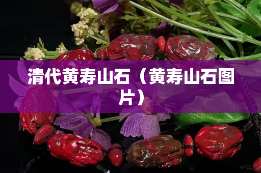清代黄寿山石（黄寿山石图片）