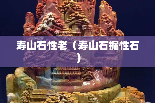 寿山石性老（寿山石掘性石）