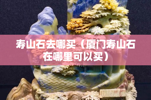 寿山石去哪买（厦门寿山石在哪里可以买）