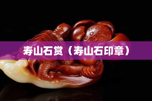 寿山石赏（寿山石印章）