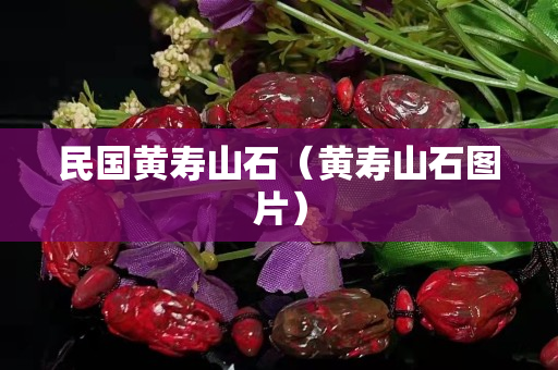 民国黄寿山石（黄寿山石图片）