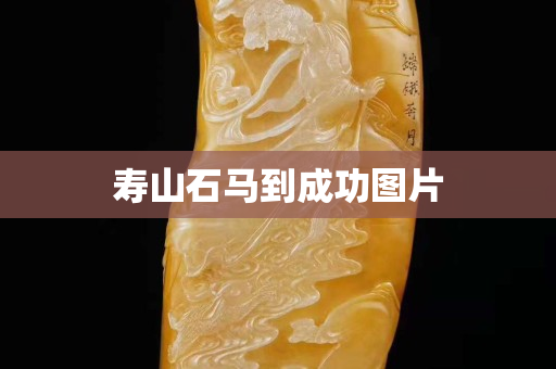 寿山石马到成功图片