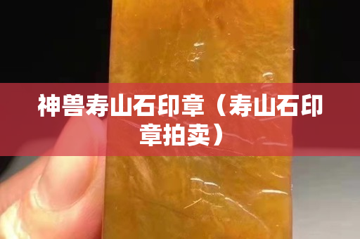 神兽寿山石印章（寿山石印章拍卖）