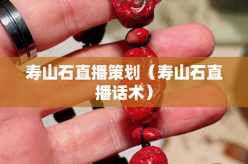 寿山石直播策划（寿山石直播话术）