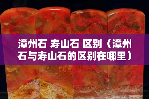 漳州石 寿山石 区别（漳州石与寿山石的区别在哪里）