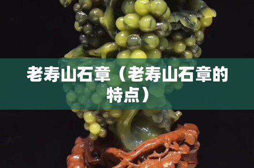 老寿山石章（老寿山石章的特点）
