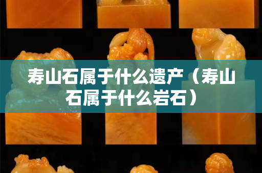 寿山石属于什么遗产（寿山石属于什么岩石）