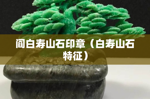 阎白寿山石印章（白寿山石特征）