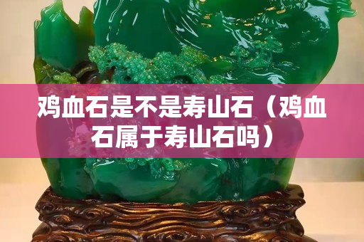 鸡血石是不是寿山石（鸡血石属于寿山石吗）