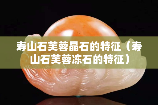 寿山石芙蓉晶石的特征（寿山石芙蓉冻石的特征）