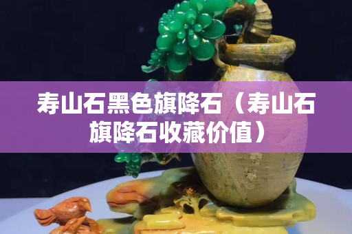 寿山石黑色旗降石（寿山石旗降石收藏价值）