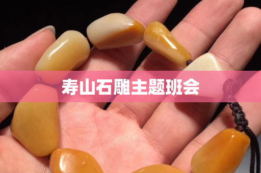 寿山石雕主题班会