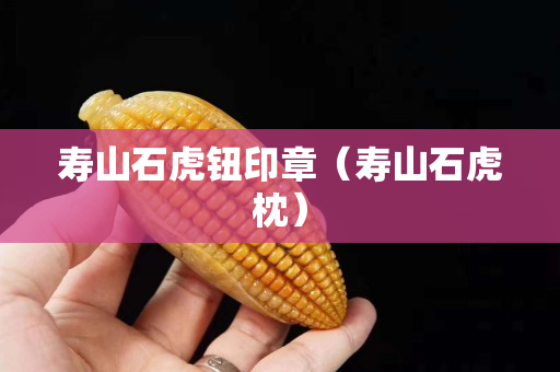 寿山石虎钮印章（寿山石虎枕）