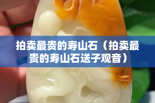 拍卖最贵的寿山石（拍卖最贵的寿山石送子观音）