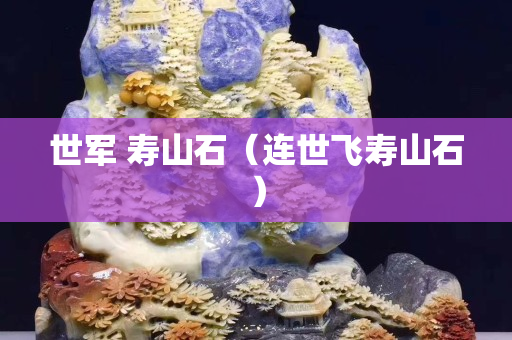 世军 寿山石（连世飞寿山石）