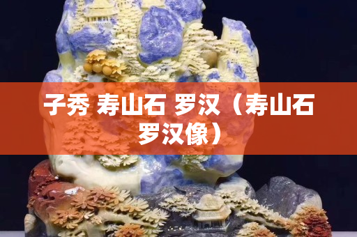 子秀 寿山石 罗汉（寿山石罗汉像）