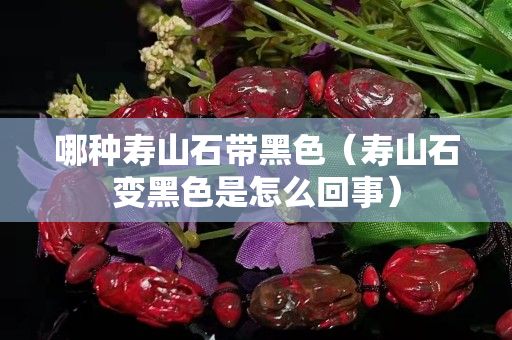 哪种寿山石带黑色（寿山石变黑色是怎么回事）