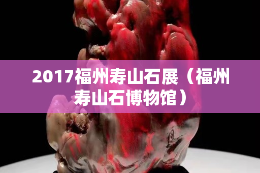 2017福州寿山石展（福州寿山石博物馆）