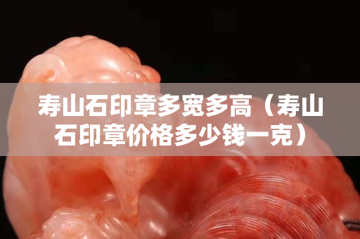 寿山石印章多宽多高（寿山石印章价格多少钱一克）
