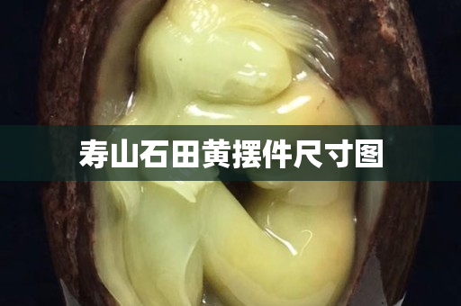 寿山石田黄摆件尺寸图