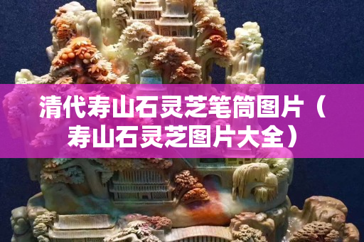 清代寿山石灵芝笔筒图片（寿山石灵芝图片大全）