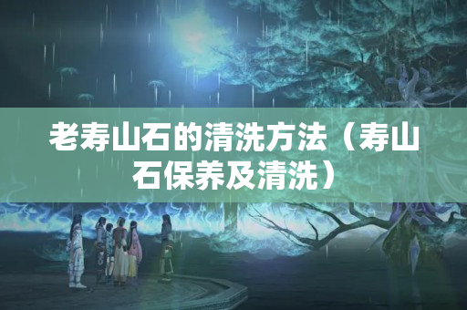 老寿山石的清洗方法（寿山石保养及清洗）