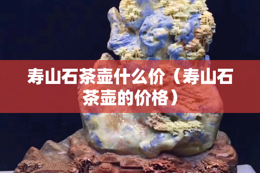 寿山石茶壶什么价（寿山石茶壶的价格）