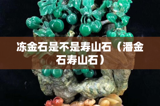 冻金石是不是寿山石（潘金石寿山石）