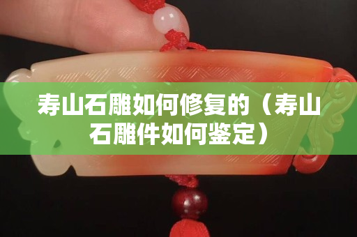 寿山石雕如何修复的（寿山石雕件如何鉴定）