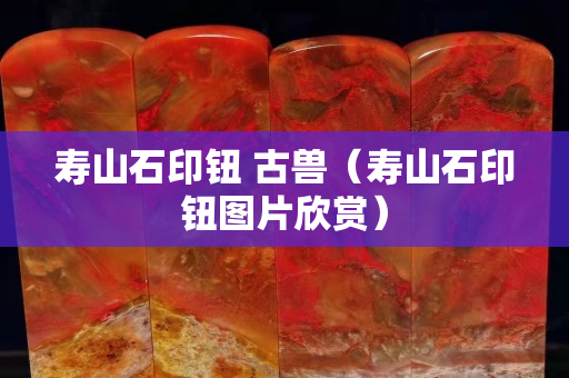 寿山石印钮 古兽（寿山石印钮图片欣赏）