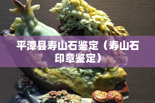 平潭县寿山石鉴定（寿山石印章鉴定）
