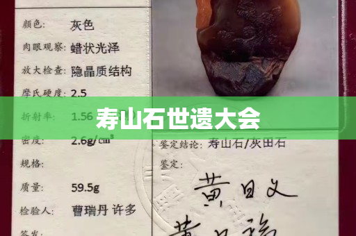 寿山石世遗大会