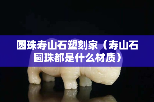 圆珠寿山石塑刻家（寿山石圆珠都是什么材质）
