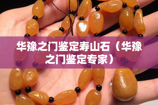 华豫之门鉴定寿山石（华豫之门鉴定专家）
