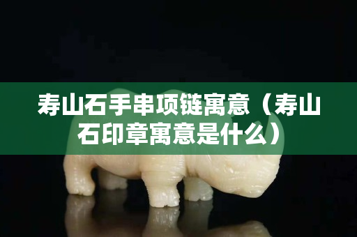 寿山石手串项链寓意（寿山石印章寓意是什么）