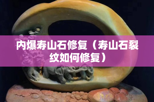 内爆寿山石修复（寿山石裂纹如何修复）