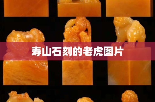 寿山石刻的老虎图片
