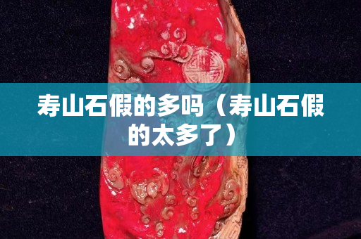 寿山石假的多吗（寿山石假的太多了）