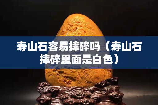 寿山石容易摔碎吗（寿山石摔碎里面是白色）