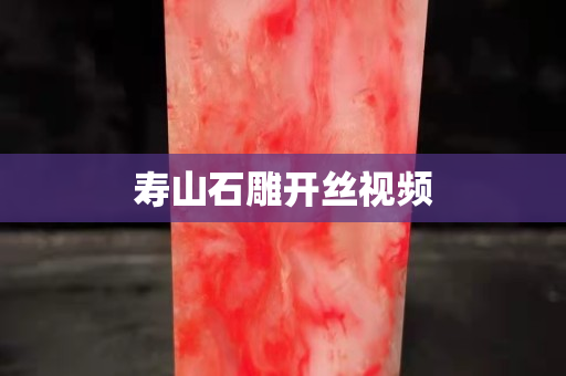 寿山石雕开丝视频