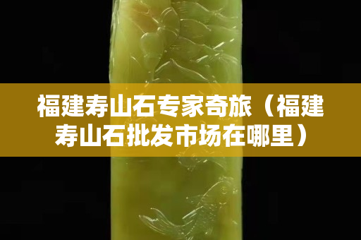 福建寿山石专家奇旅（福建寿山石批发市场在哪里）