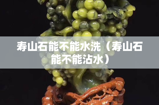 寿山石能不能水洗（寿山石能不能沾水）