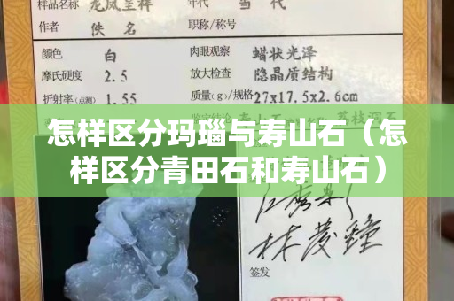 怎样区分玛瑙与寿山石（怎样区分青田石和寿山石）