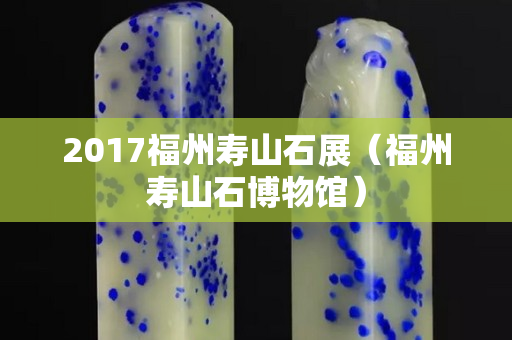 2017福州寿山石展（福州寿山石博物馆）