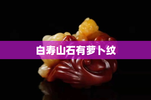 白寿山石有萝卜纹