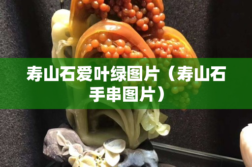 寿山石爱叶绿图片（寿山石手串图片）